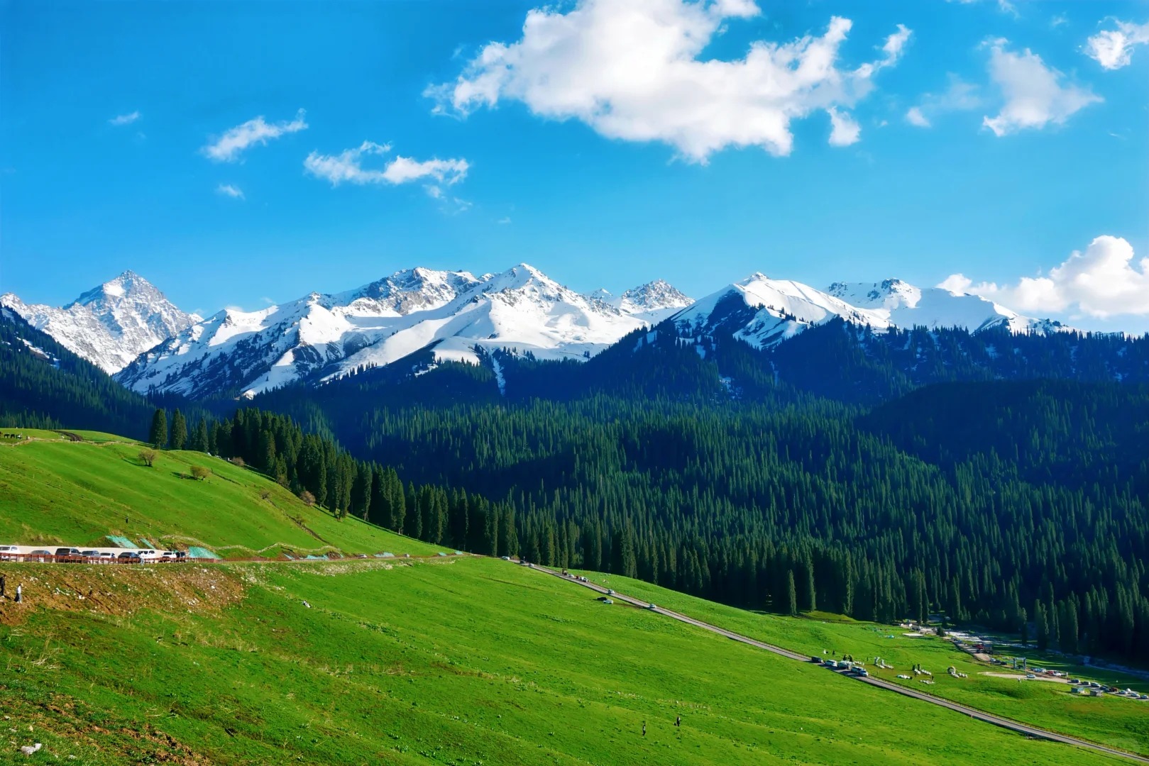 美麗天山景色
